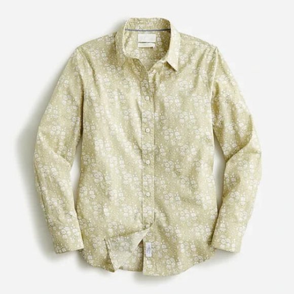 J. Crew Tops - J. CREW Slim-fit shirt in Liberty® Capel floral organic cotton